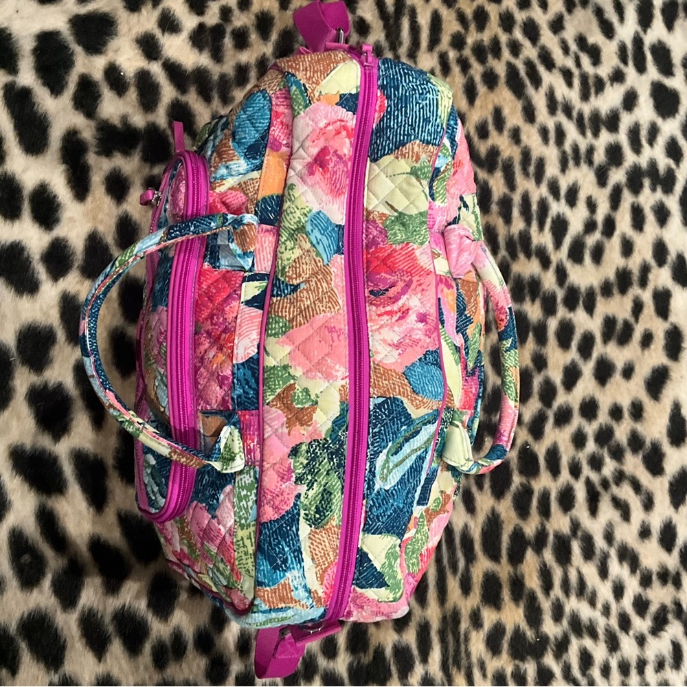 Vera Bradley Floral Quilted weekender